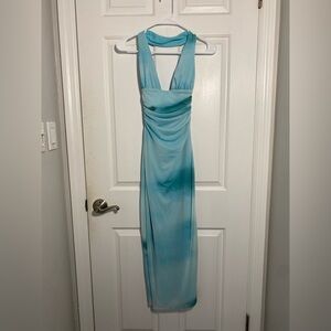 Zara Turquoise Backless Dress